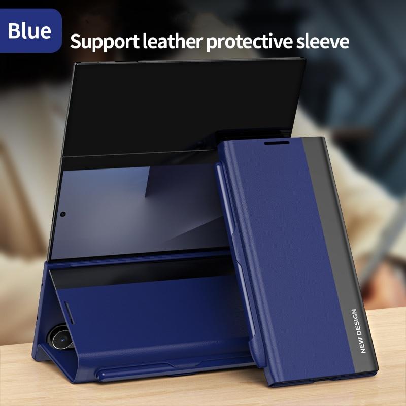 Leather With Stylus Stand Case for Samsung Galaxy Z TriFold / Z Fold 8 Ultra / 7 6 5 4 3 Folding Frosted Shockproof Back Cover