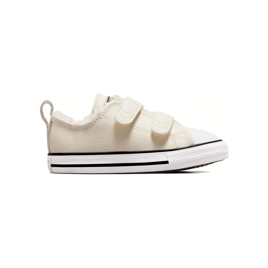 Converse Chuck Taylor All Star Leather Low top Toddler Shoes Beige Infant And Toddler A06799C