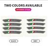 4Pcs Car Rims Wheels Curved Carbon Fiber Sticker Decal For Alfa Romeo Giulia Stelvio Giulietta 156 159 147 Mito Tonale GT