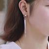 Korean Luxury Influencer Ear Cuffs: Versatile, Slimming Tassel Earrings for Women