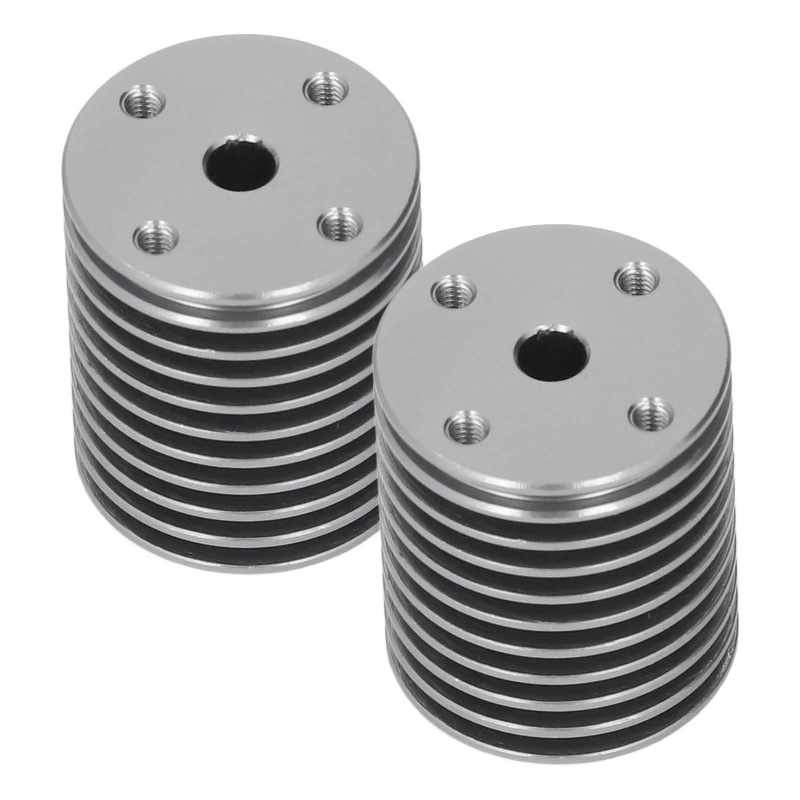 Kit de dissipateur thermique pour imprimante 3D pour 0.1 0.2, Haute Performance, Refroidisseur en Aluminium CNC, Gris Cendré, Excellent Aluminium