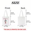 Cute Panda Canvas Shoulder Bag For Women Large Capacity Eco Friendly Tote For Travel And Shopping