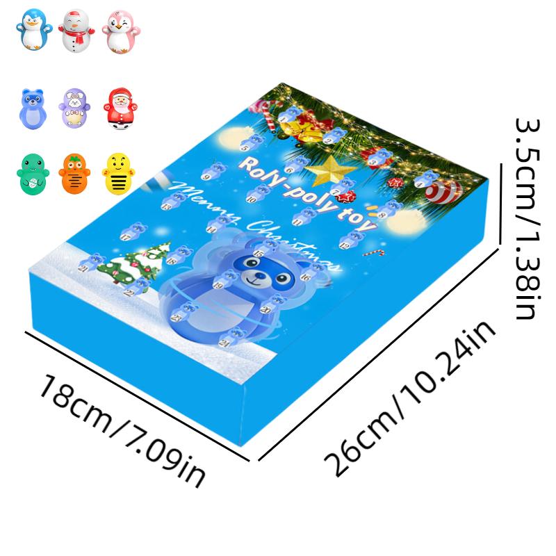 

Случайная кукла Будаовэн Рождественский календарь обратного отсчета Игрушка Коробка-сюрприз Подарки Детям