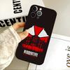 R-Resident Evil Game Logo Phone Case Black Silicone Soft Shell For IPhone 17 16 15 14 13 12 11 Air Pro Max Plus Hot Sale