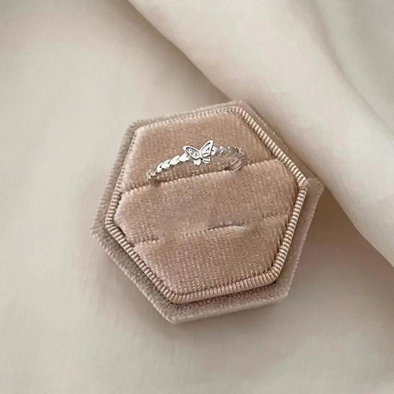 Fashion Couple Rings Set Silver Color Simple Opening Adjustable Finger Ring Jewelry for Women Men Anniversary Gift