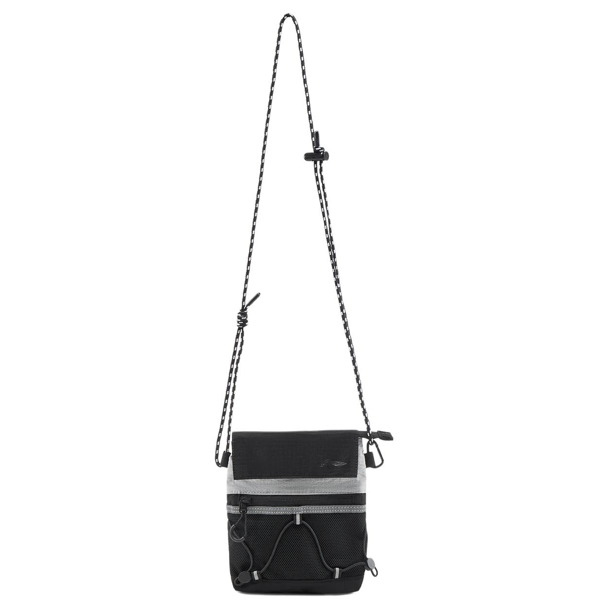 Li Ning Running Collection Adjustable Strap Shoulder Bag Regular Unisex Black ABDV221-1