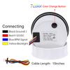 85mm Analog Pulse Speedometer Gauge with Holzer Sensor 7 Color Light Speed Meter Pulse Signal for Car Boat Marine 12V 24V