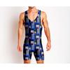Mens Wrestling Suit One-piece Swimsuit Gym Workout Sports Lightweight Sweat-Absorbing Weightlifting Training