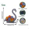 Garden Solar Statue LED Lights Lawn Ornament Home Decor Nightlight Landscape Outdoor Flamingo