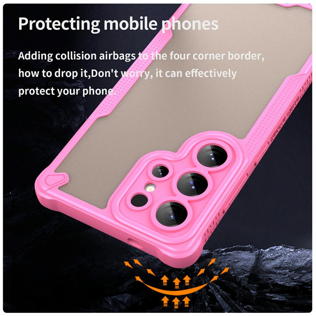 For Samsung Galaxy S25 Ultra Case PC+TPU Frosted Phone Back Cover