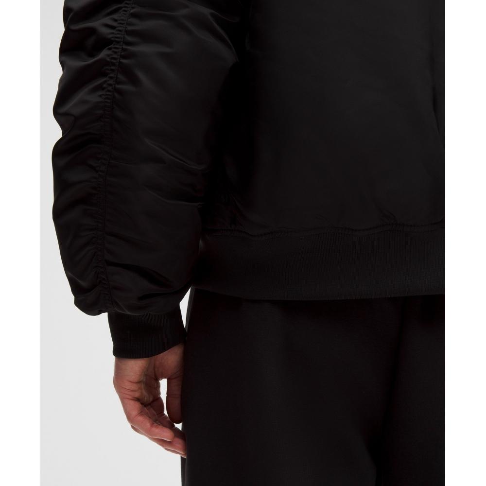 Lululemon Reversible 600 Down Fill Bomber Jacket Black