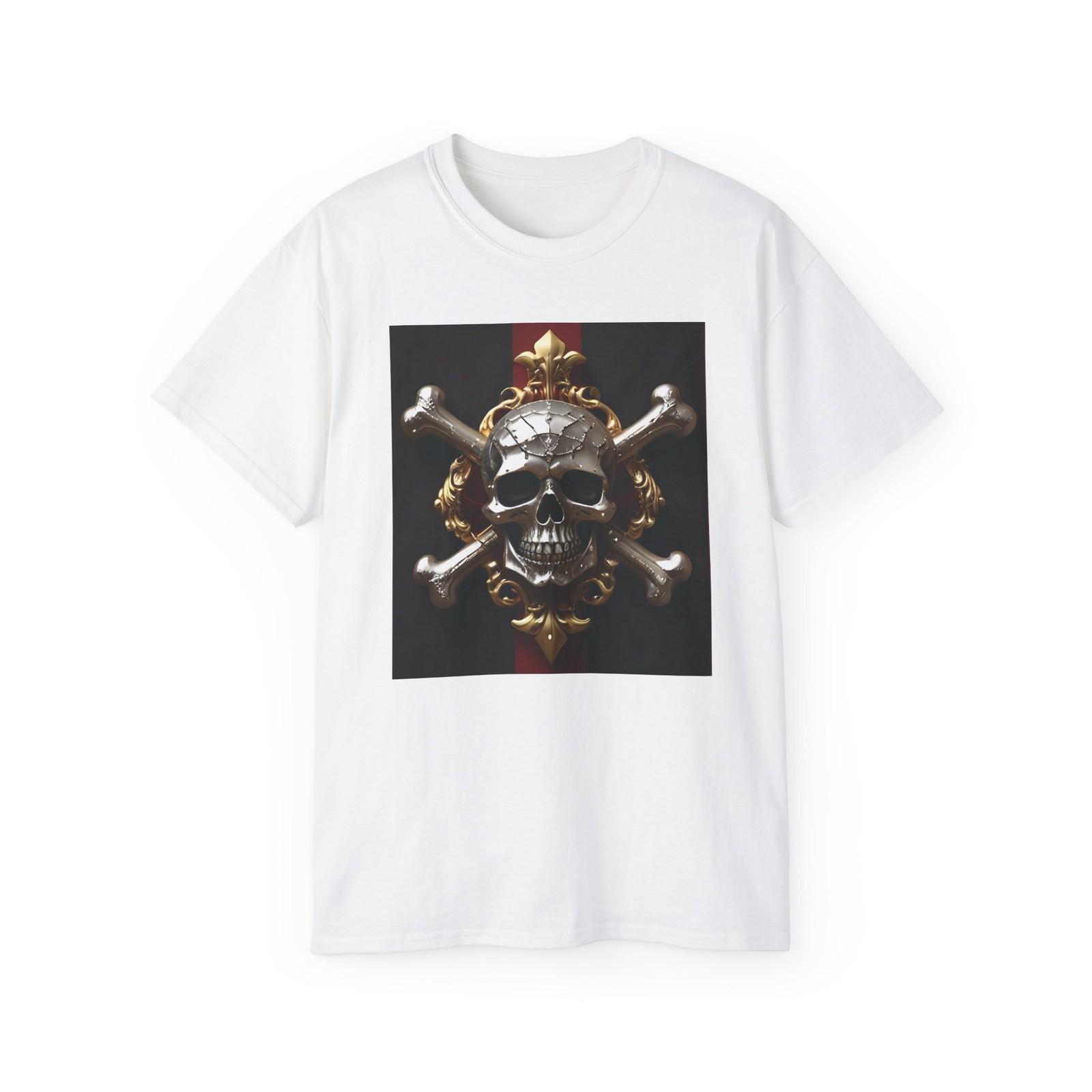 Silver Gold Pirate Shield Vintage New Ultra Cotton T Shirt Tee S M L XL 2XL 3XL S разноцветный