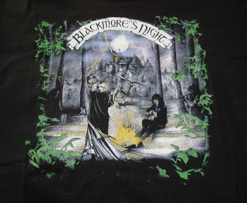 Blackmore s Night Acoustic Electric tour 1997 Shirt Black Unisex S-5XL 1J0257 Unisex T-Shirt M