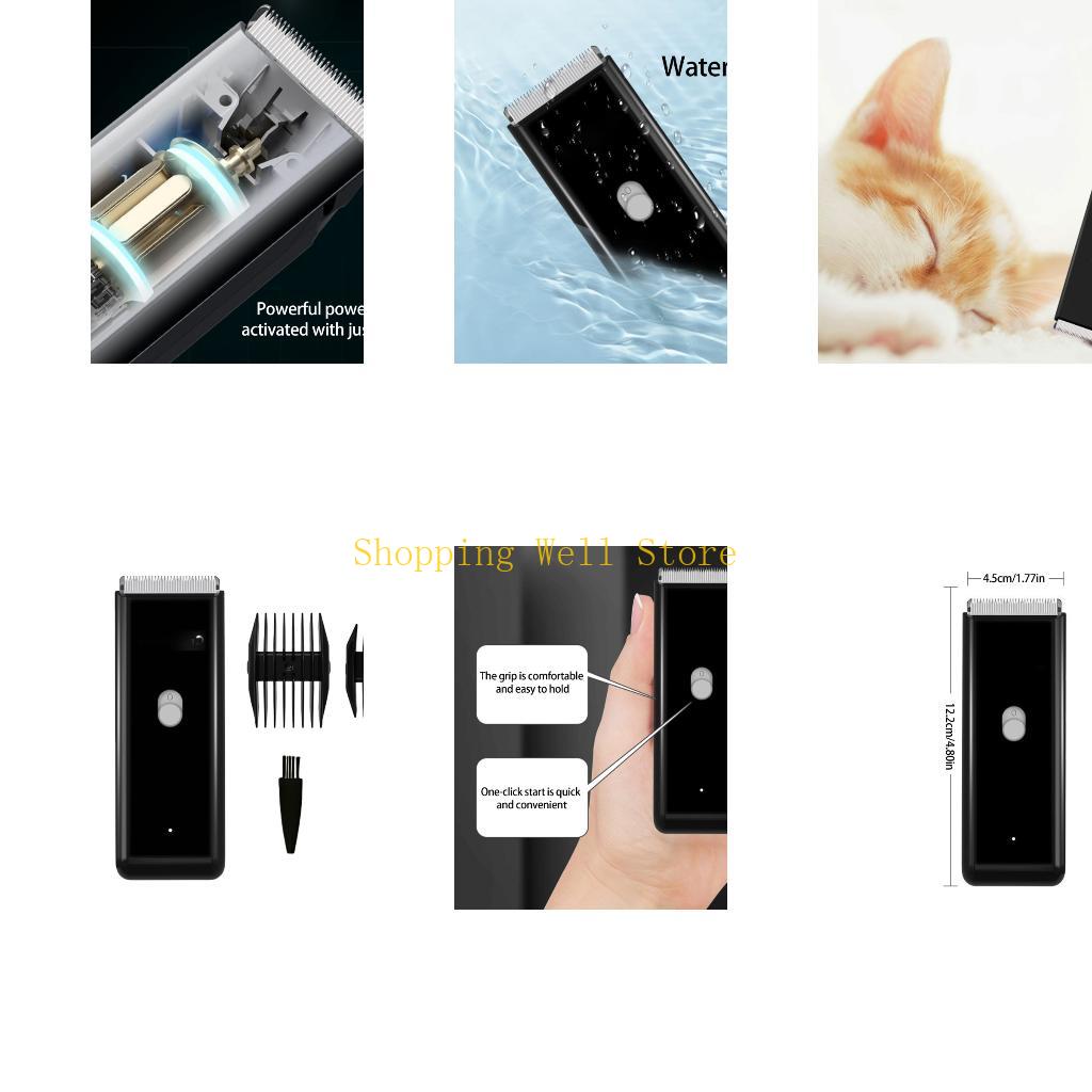 

KX4B IPX7 Waterproof Dog Trimmers Length Shaver For Most Coat Type Smooth Shaving China Mainland