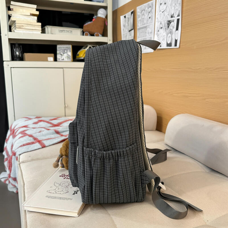 Plaid Women's Travel Backpack Student Class Backpack