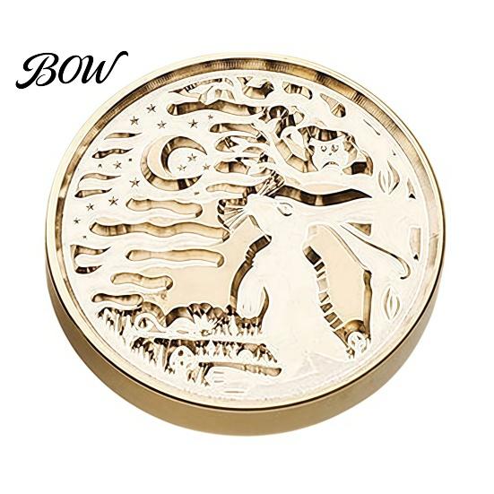Wedding Invitation Stamp Brass Wax Seal Heads, Alphabet Christmas Embossed Sealing Artistic Relief Head for Envelope Gift Wrapping Journal Scrapbook