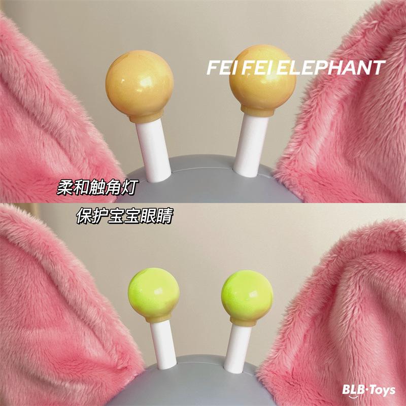 Hide-and-Seek Elephant Electric Toy, Intelligent Tongue Out Design Kids Educational Enlightenment Toy for 1-3 Years Old