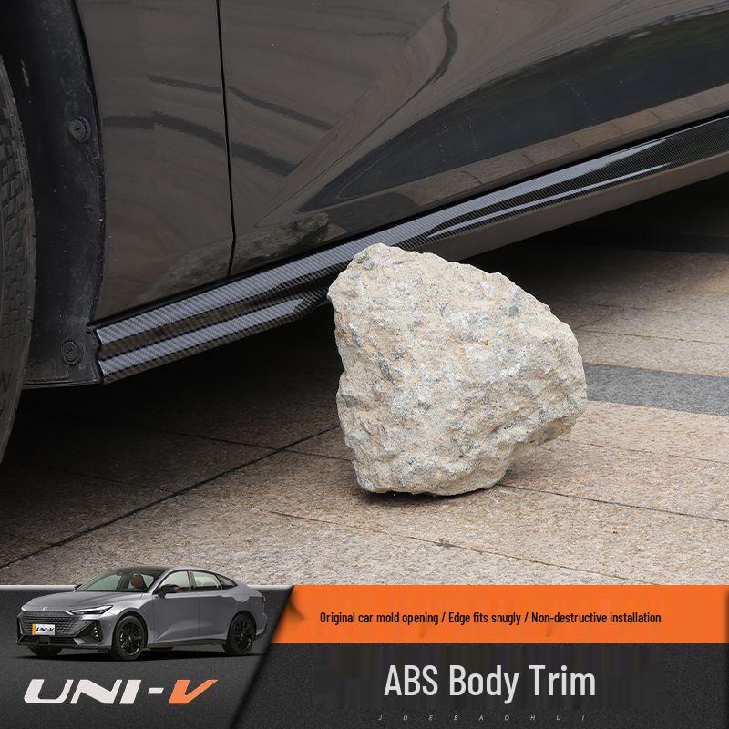 Changan UNIV Car Body Trim Strips: Decorative Exterior Side Skirt for Uni-V Modification