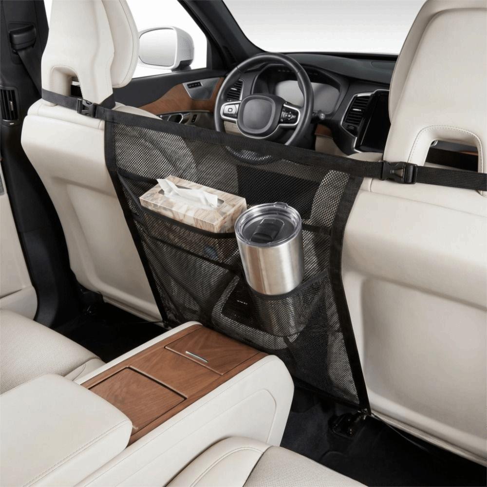 Elastic Edge Car Pet Barrier Sturdy Durable Car Safety Mesh Car Seat Protective Net Pet Protection