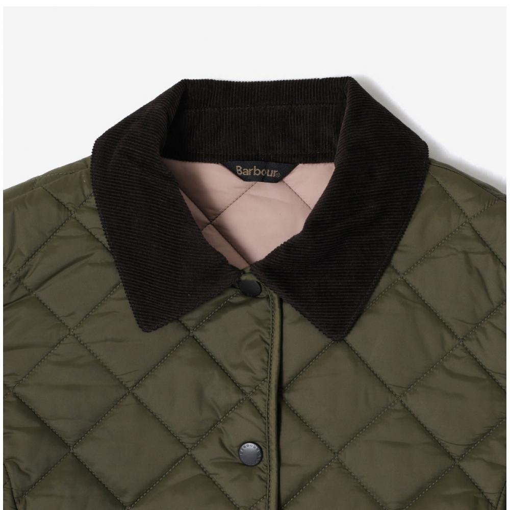 Barbour Lqu1012 Ol51 Devron Diamond Qualting Women Jacket