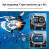 Magnetic Waterproof Case for DJI Action 6: 60m Deep Underwater Protective Cover with Vertical & Horizontal Quick Release