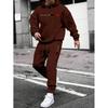 New Men's Pullover Hooded Sweater Printed Logo Letter Loose Sweater Jacket Long Sleeve Trousers Cover