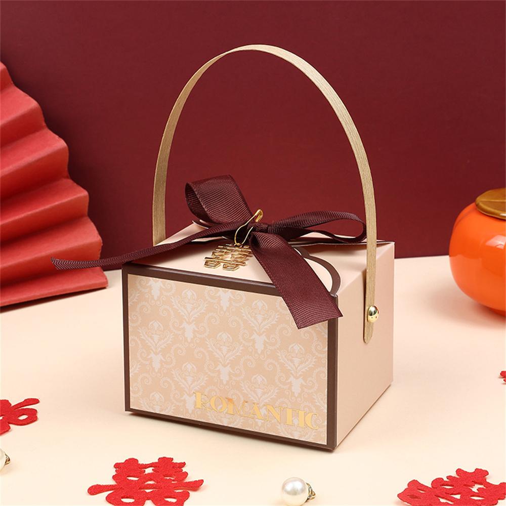 New Candy Box Champagne Gift Bags Birthday Baby Shower Favors Handheld Chocolate Gift Packing Box Decoration for Guests