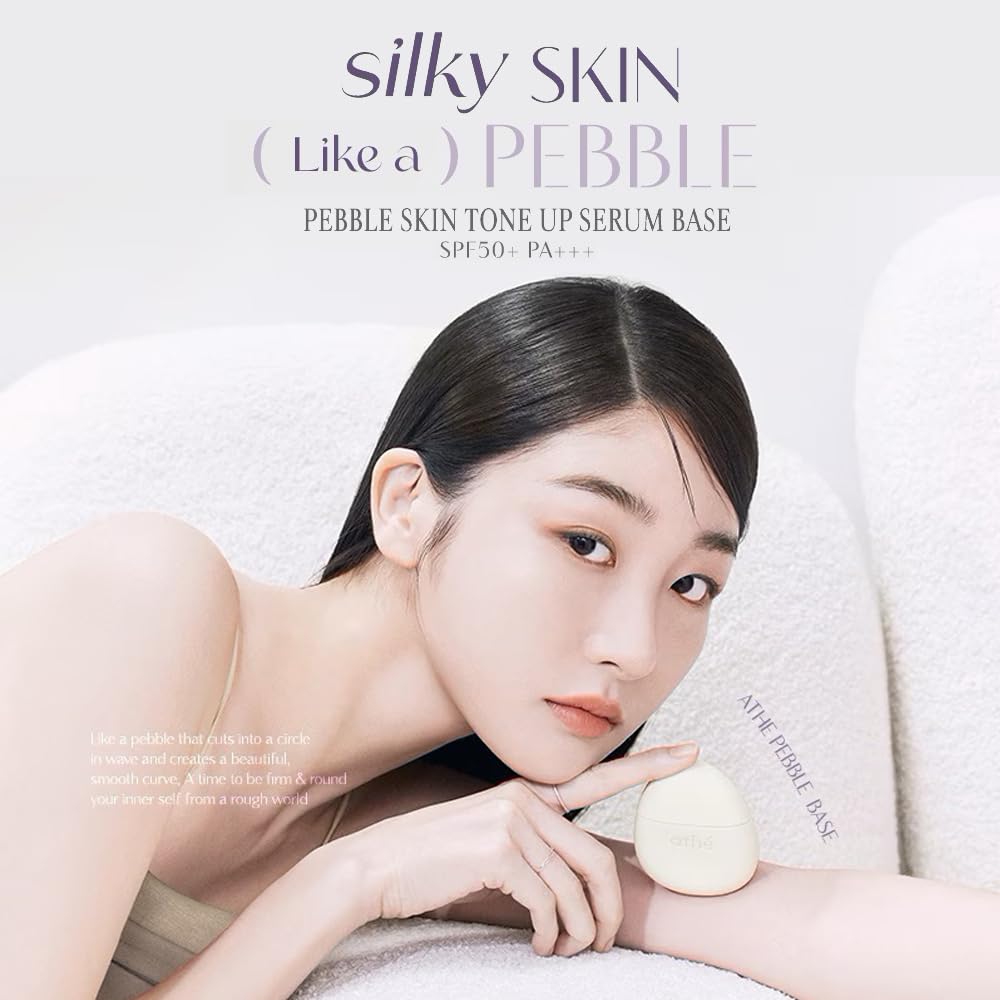 Pebble Skin Tone Up Serum Base PEBBLE SKIN TONE UP SERUM BASE 01 Foundation Foundation Makeup Base Primer Sunscreen UV Care UV Cut Ultraviolet Face