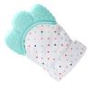 Baby Teething Gloves Safe Silicone Prevent Scratches Stimulating Teether Glove Sound Toy for