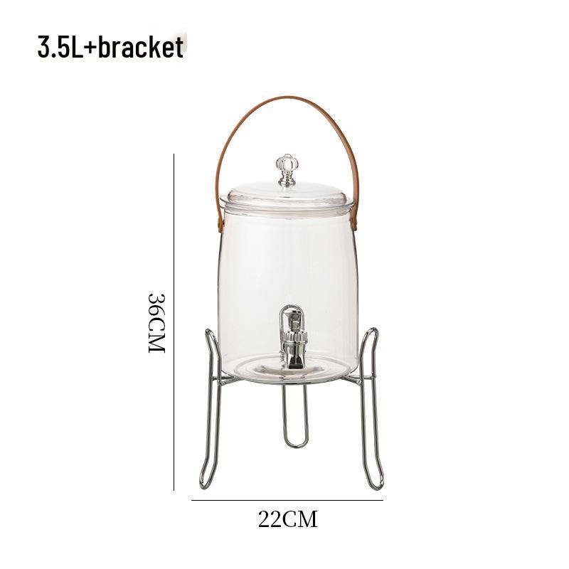 Large Capacity Beverage Dispenser with Faucet for Tea, Juice, or Soda - New Spring Product.
