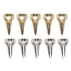 10PCS Hair Parting Ring Hair Selecting Tool for Halloween Cosplay Sectioning Hair Extensions