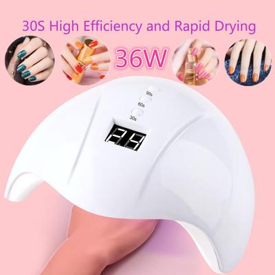 UV Dryer Polish 36W Gel Smart Nail Lamp Manicure Phototherapy Machine