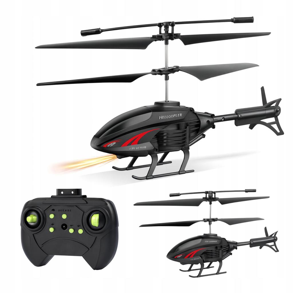Remote Controlled Helicopter Solid Remote Controlled Rc Led For Kids Toy