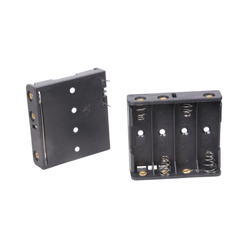 Compact 2A Battery Holder With Solderable Contacts Lightweight Design For Flashlights Portable Electronics