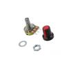 10PCS 15mm For WH148 Knurled Shaft 3 Terminals Linear Rotary Potentiometer Kit Includes Washers And Nuts Potentiometer