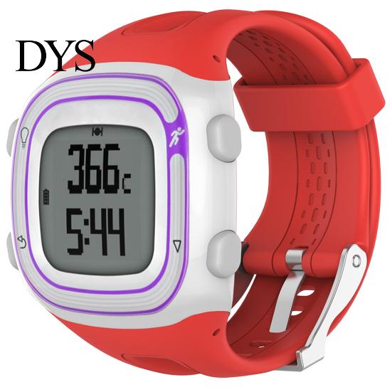 Replacement Silicone Unisex Watch Band Wrist Strap for Forerunner 10/15