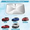 Foldable Car Sunshade Sun Shade Front Window Windshield UV Umbrella Cover Visor