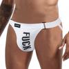 JOCKMAIL Men Briefs Letter Print Hip Lift Male Good Stretch Sexy Thong