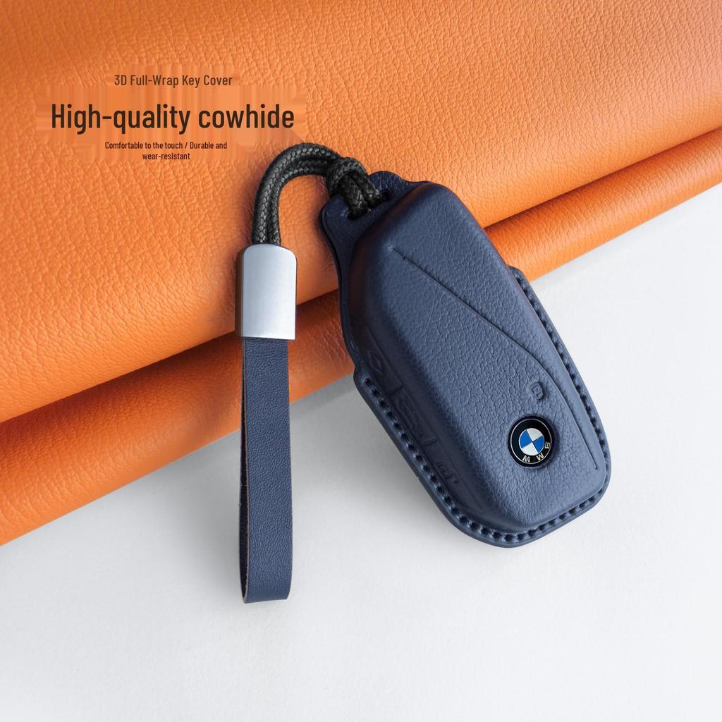 Porta-Chaves BMW em Couro Genuíno para Série 5, Série 7, X1, X2, X3, X5, X7, i5, ix3