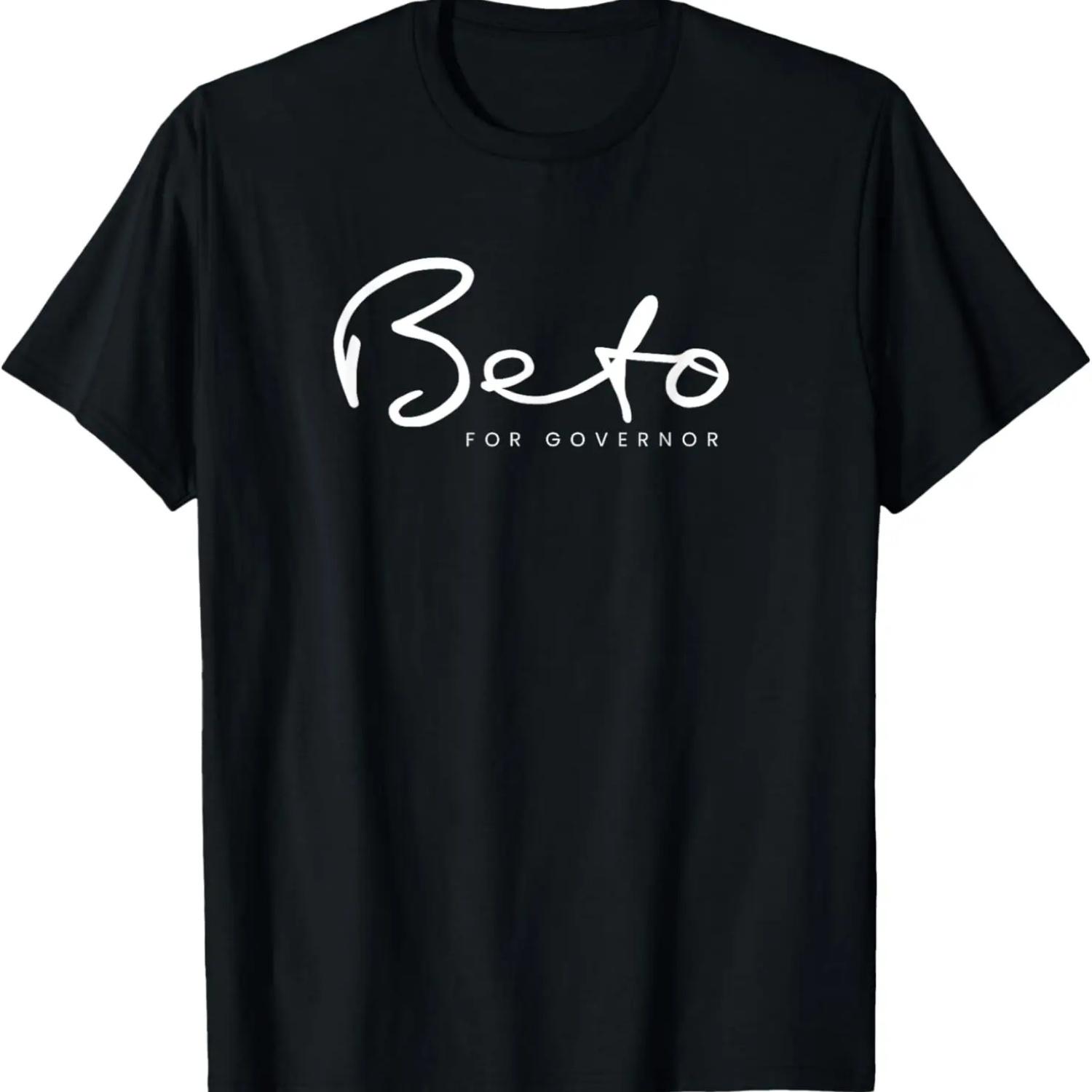 Beto 2022 Beto O Rourke For Governor Texas Signature T-Shirt S чёрный