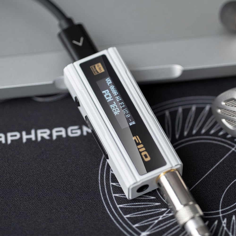 FiiO KA5 Draagbare Koptelefoonversterker DAC Wit&Zwart FIO-KA5-WB