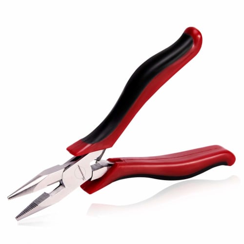 

SPEEDWOX 123mm Long Nose Pliers, Mini Pliers, Cuttable, CR-V Steel, Micro, Compact, Lightweight, Grooved, Perfect for Precision Work, Beading, Accesso