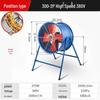 High Power Industrial SF Axial Exhaust Fan 220V/380V for Duct Ventilation & Kitchen Smoke Extraction