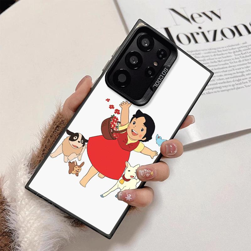 Heidi Cartoon Cute Shockproof Phone Case for Samsung Galaxy S26 Edge S25 Ultra S24 FE S23 Plus S21 Cover Anti Fall Fundas