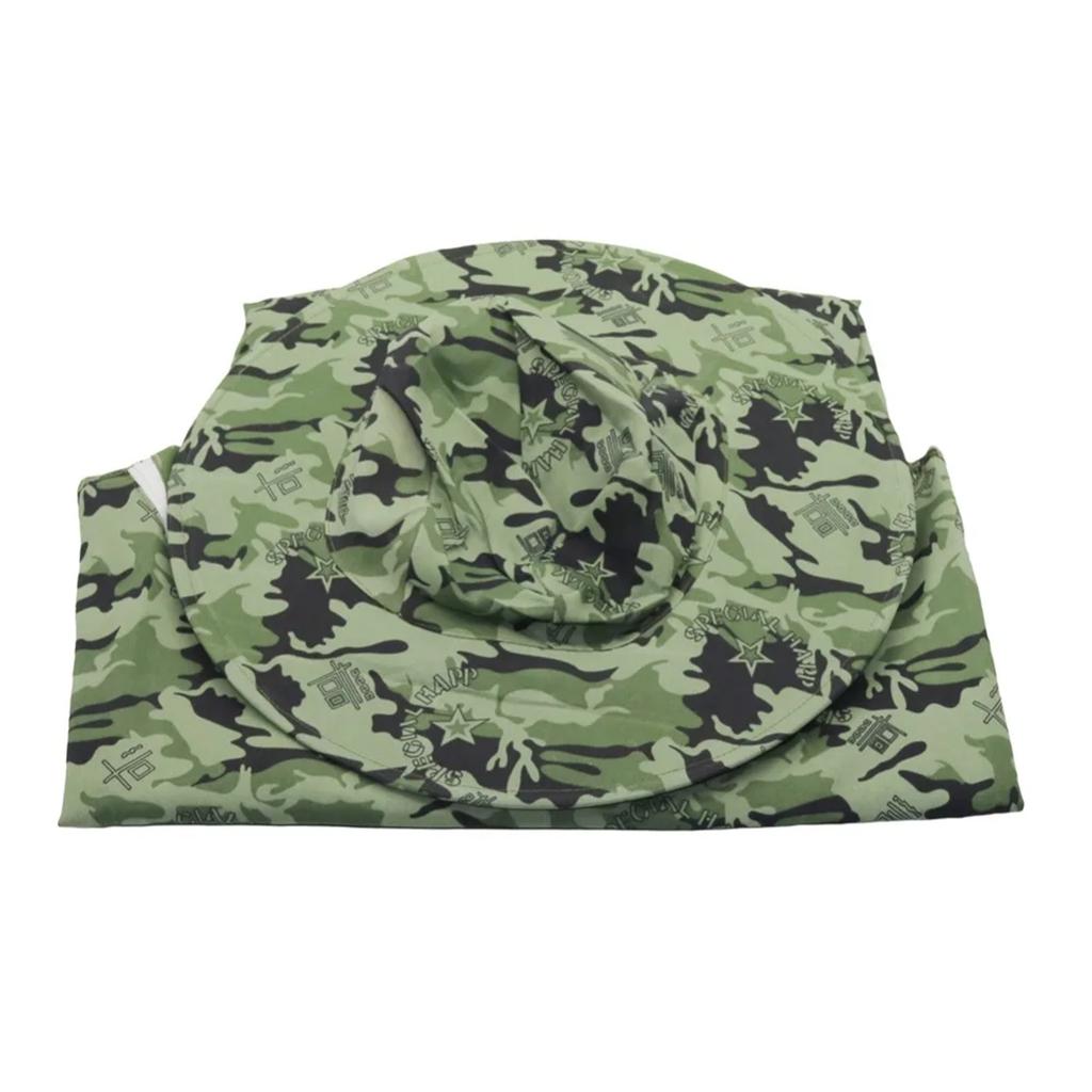 Bee-Proof Suit and Gloves Kit Camouflage Half-Length Breathable Bee Clothes with Hat Outdoor Beekeeping Protective Tools 1 Set