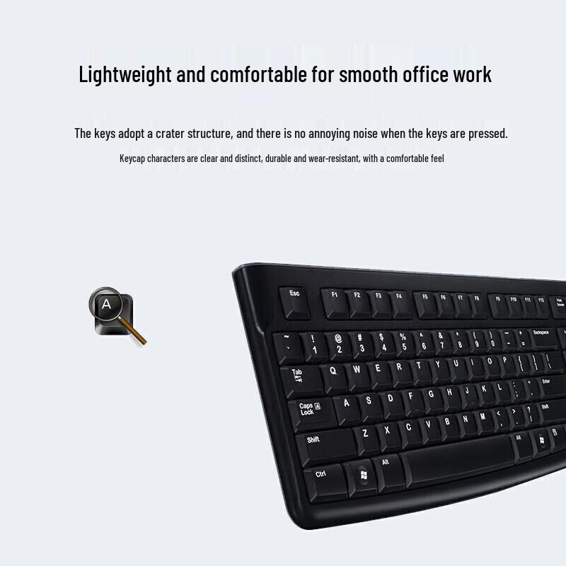 Logitech MK120 Wired Keyboard and Mouse Combo