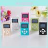 Leitor de Música MP4 Metálico Compacto com Mini Tela LCD e Entrada para Fone de Ouvido Estéreo