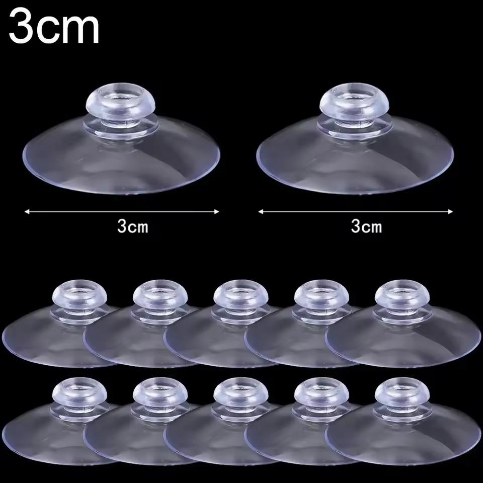 

10 шт. Прозрачные присоски Крючок Сильный клей Присоски Держатели Вешалка Присоски Кухня Ванная Комната Окно Стекло Декор 3CM-10pcs