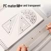 Deli VC126 Anti-Break Geometry Ruler Set