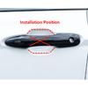 Chrome Door Handle Bowl Frame Cover Trim For 2018- Toyota Camry LE/XLE